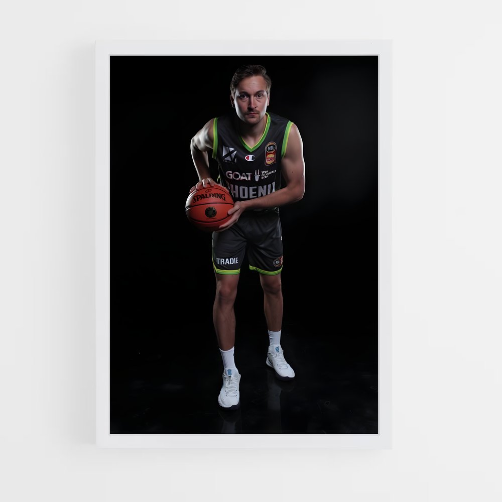 Poster Phoenix au Panier – affiche Basketball (vue 3)